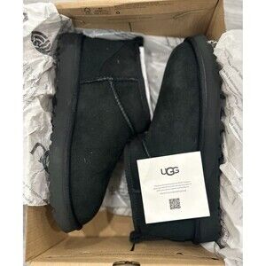 UGG Classic Ultra Mini Boot for Women - Size US 9 - Black